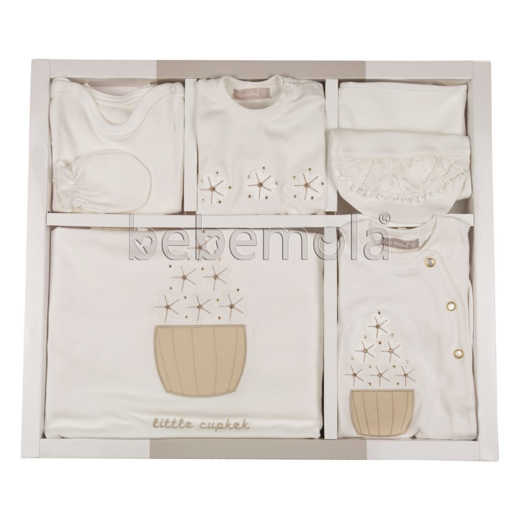 Bip Baby 727332 Kız Bebek 10lu Hastane Çıkışı Ekru